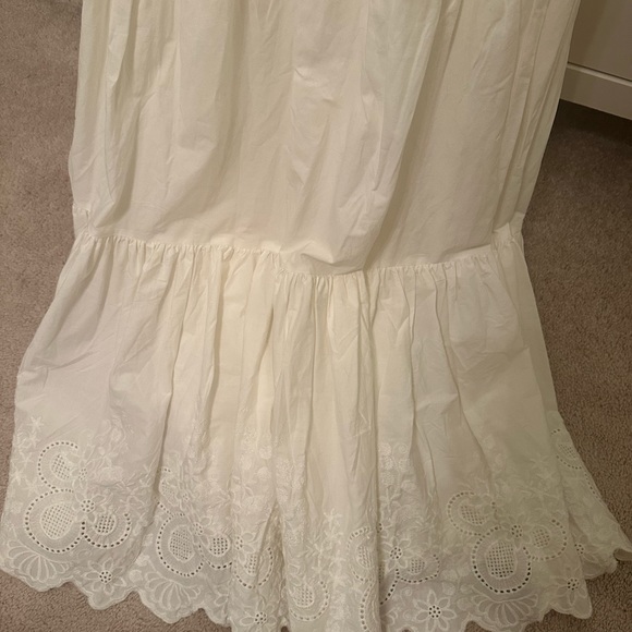 Jason Wu off white Maxi Eyelet Summer Dress Small - Picture 7 of 8